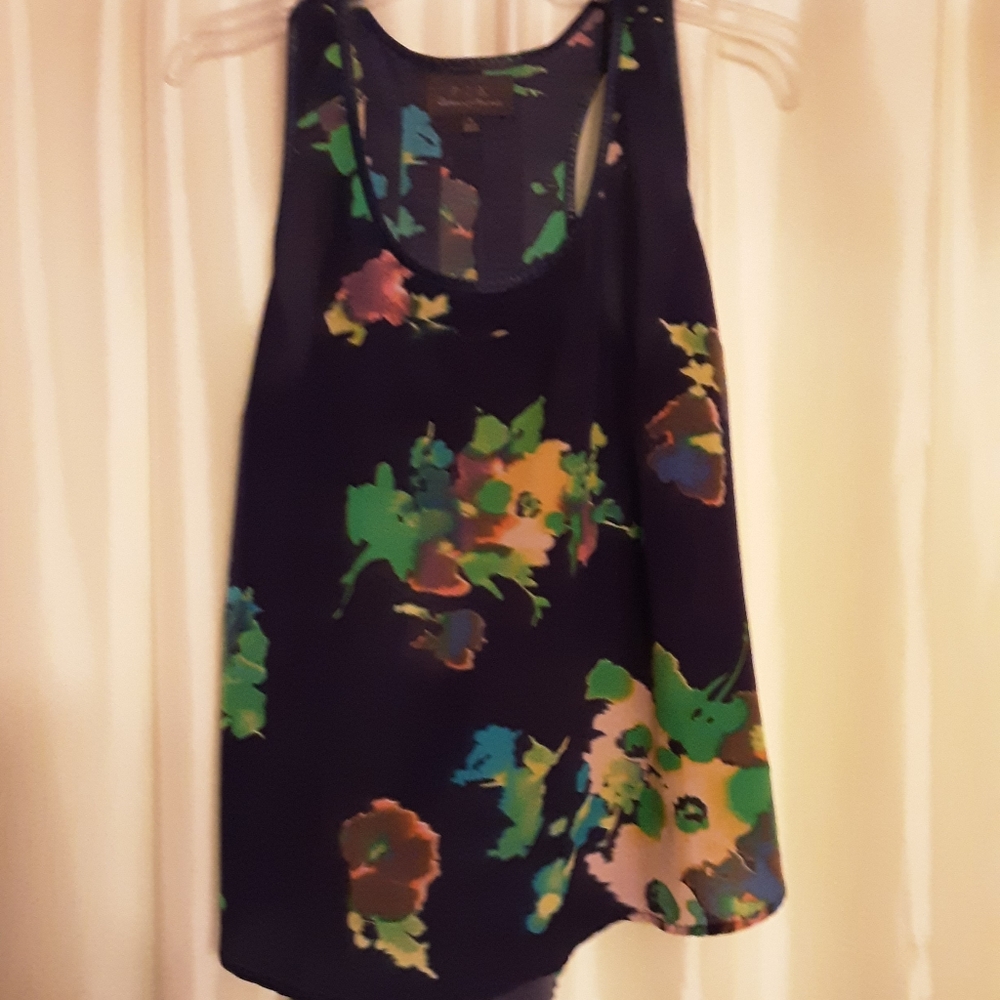 PJK Silk Floral Tank Top